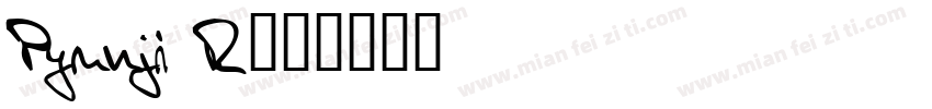 Pyunji R字体转换